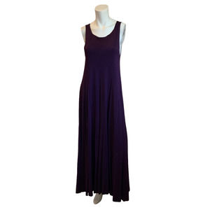 Elm Design Purple Tank Maxi Dress Pima Cotton Modal Blend sz M Icelandic Design